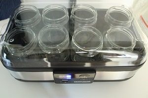 Gläser vorwärmen in der Joghurtmaschine Gläser aufwärmen - Joghurt selber machen mit Maschine