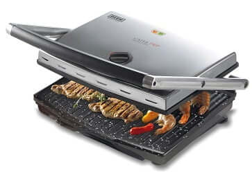 Beem Kontaktgrill Cater Pro V2 bei Amazon kaufen Beem Kontaktgrill Cater Pro V2 Test - aufklappbarer Tischgrill - Elektrogrill zum Überbacken - der beste Kontaktgrill