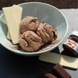 Nutella Schoko Eis Rezept - Nutellaeis selber machen