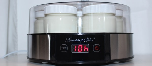 Joghurt selber machen mit Maschine - Joghurtmaker Rosenstein & Söhne Test
