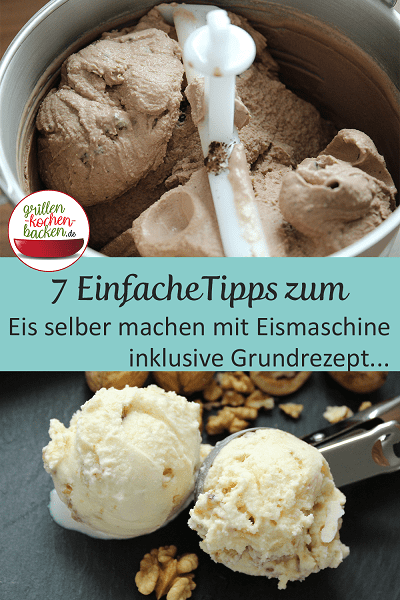 Eis selber machen mit Eismaschine
